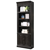 Transitional 32" Open Top Bookcase