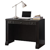 Transitional 3-Drawer Library Desk