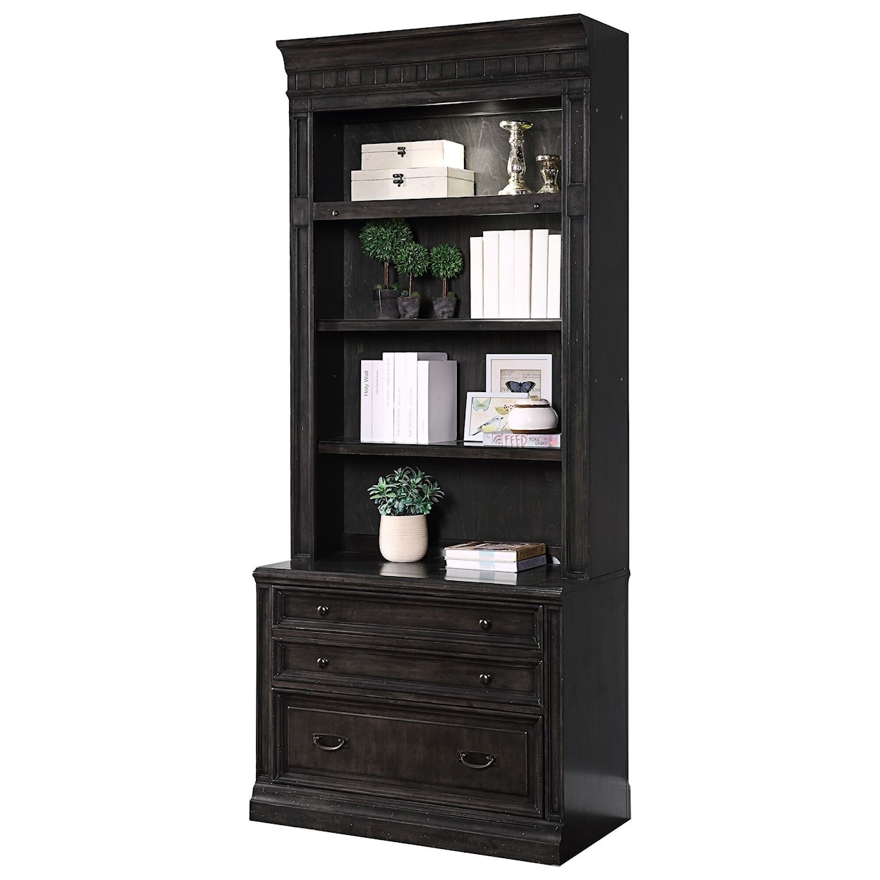 PH Washington Heights 2 Drawer Lateral File and Hutch