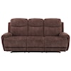 Parker Living Bowie Casual Power Reclining Sofa with USB Ports, Power Headrests, and Gel Foam Cushions