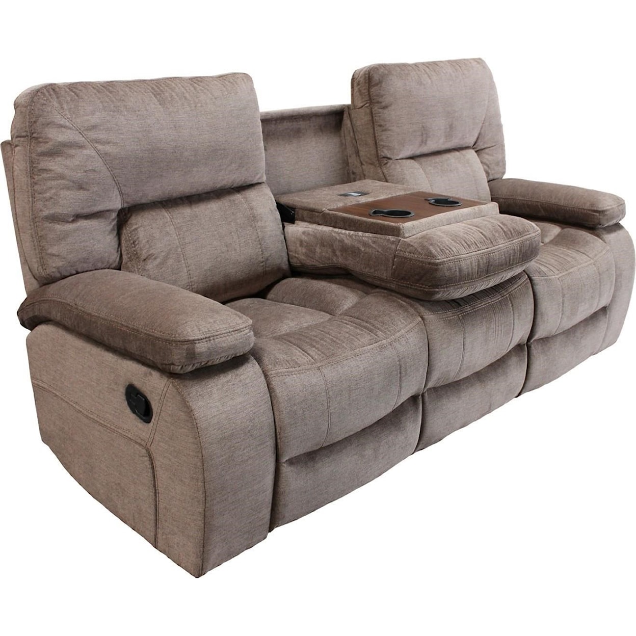Carolina Living Chapman Dual Reclining Sofa with Drop Down Console