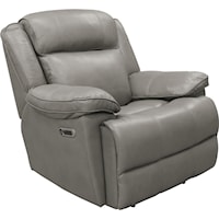 Casual Power Recliner with Power Headrest and USB Ports