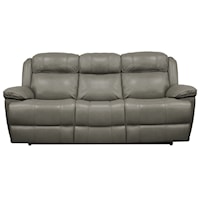 Casual Power Reclining Sofa with Power Headrest and USB Ports
