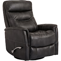 Casual Swivel-Glider Manual Recliner with Articulating Headrest