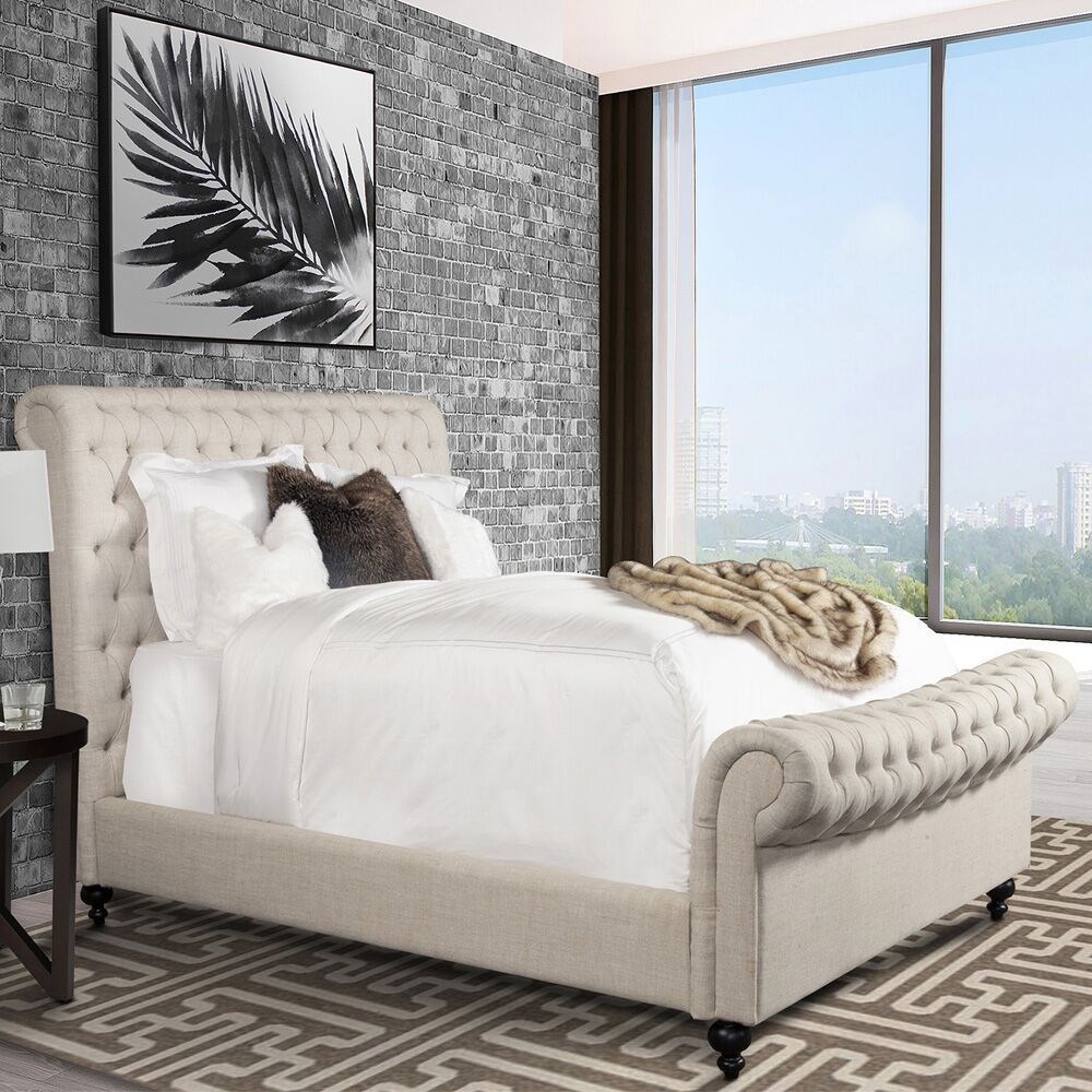 Hillcott california top king upholstered bed
