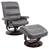 Paramount Living Knight Swivel Recliner & Ottoman