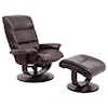 Parker Living Knight Swivel Recliner & Ottoman