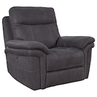 Casual Power Recliner with Power Headrest