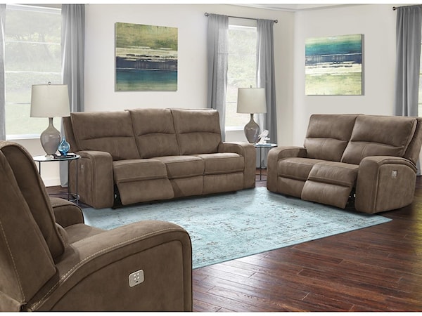 Power Reclining Living Room Group