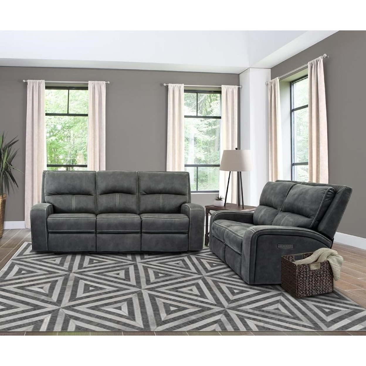 PH Polaris Reclining Living Room Group