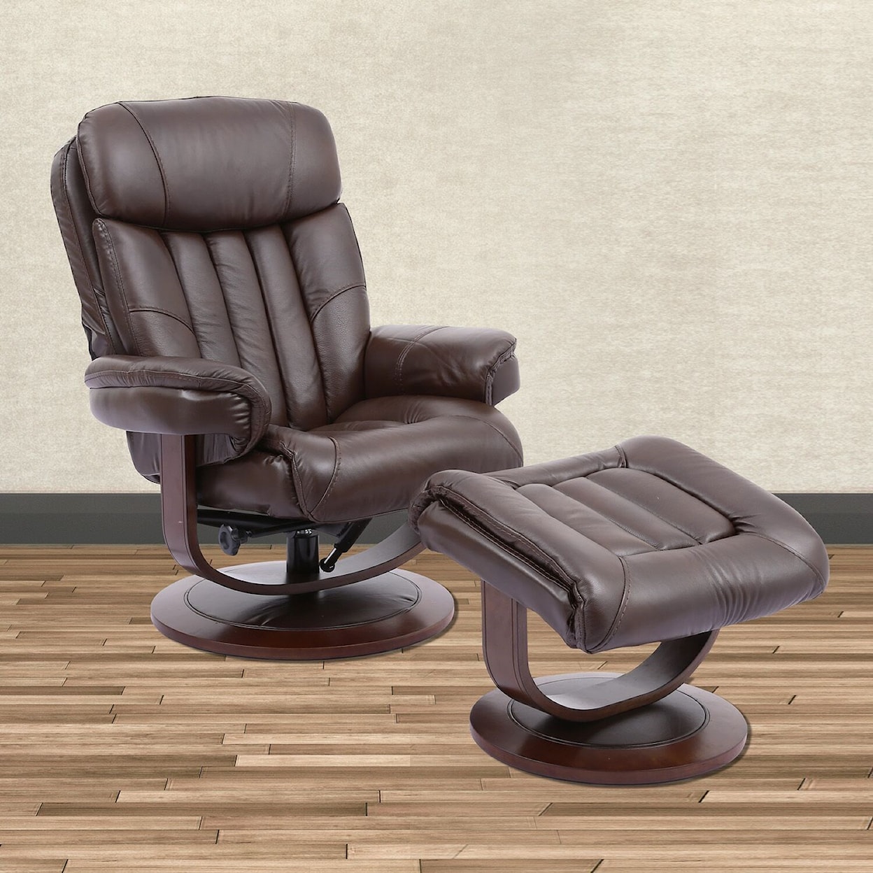 Parker Living Prince Swivel Recliner & Ottoman