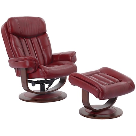 Swivel Recliner &amp; Ottoman