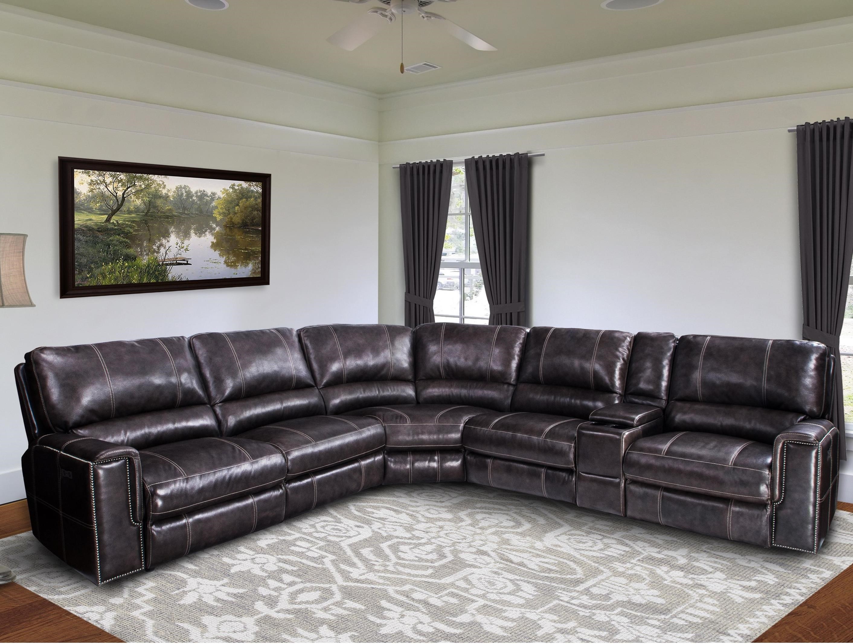 Parker Living Salinger MSAL-PACKM-TWI Casual Power Reclining Sectional Sofa  with Power Headrests and USB Ports | Jacksonville Furniture Mart |  Reclining Sectional Sofa
