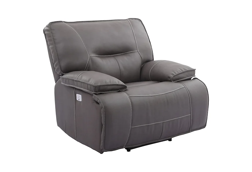 Spartacus Power Recliner with USB and Power Headrest by Parker Living at Galleria Furniture, Inc.