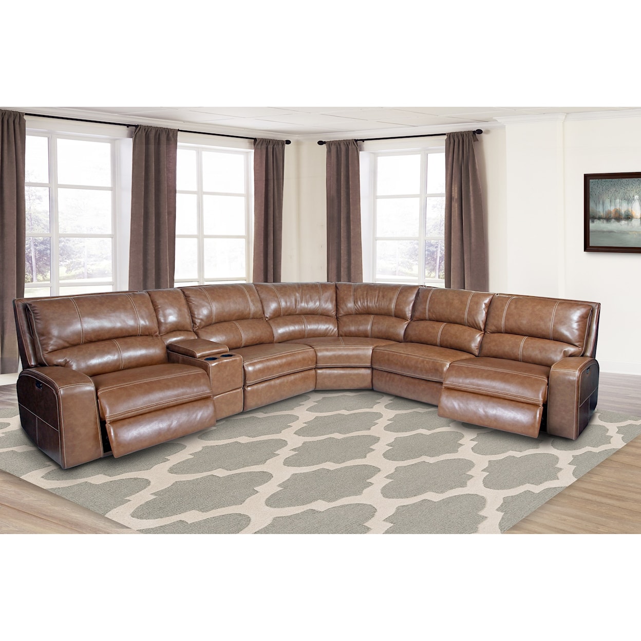 Carolina Living Swift Power Reclining Sectional Sofa