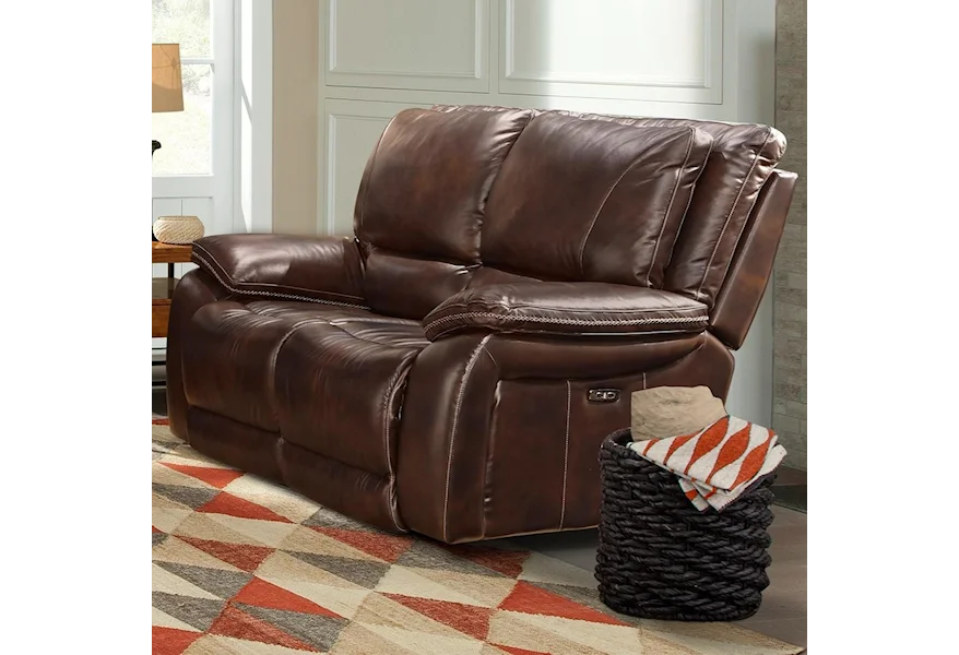 Vail Dual Power Reclining Loveseat by Parker Living at Galleria Furniture, Inc.