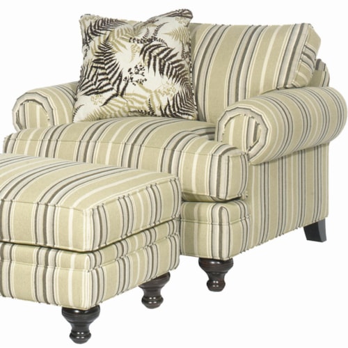 Chair with Rolled Arms