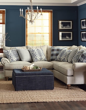 2-Piece Sectional Sofa w/ RAF Return Sofa