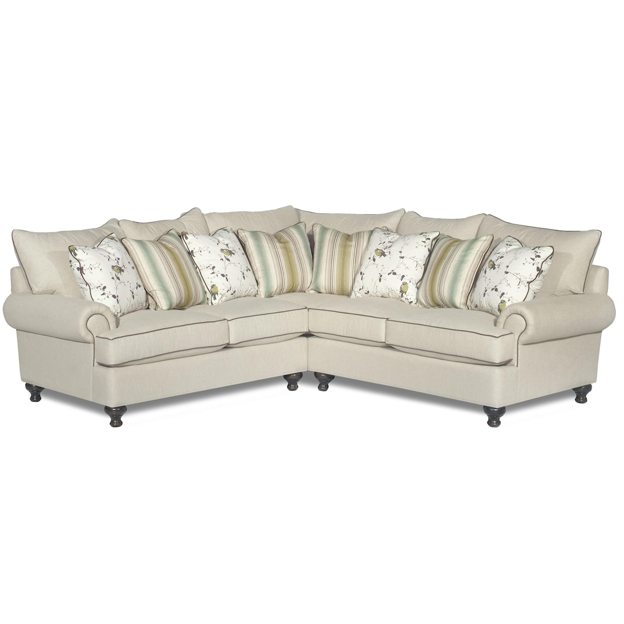 Paula Deen by Craftmaster P711700 2-Piece Sectional Sofa