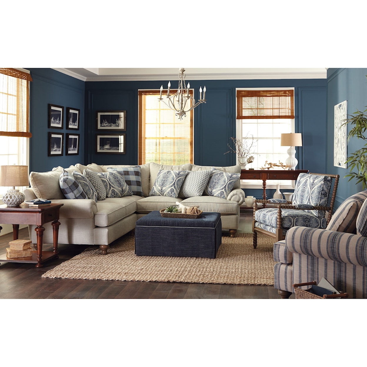 Paula Deen by Craftmaster P711700 2-Piece Sectional Sofa