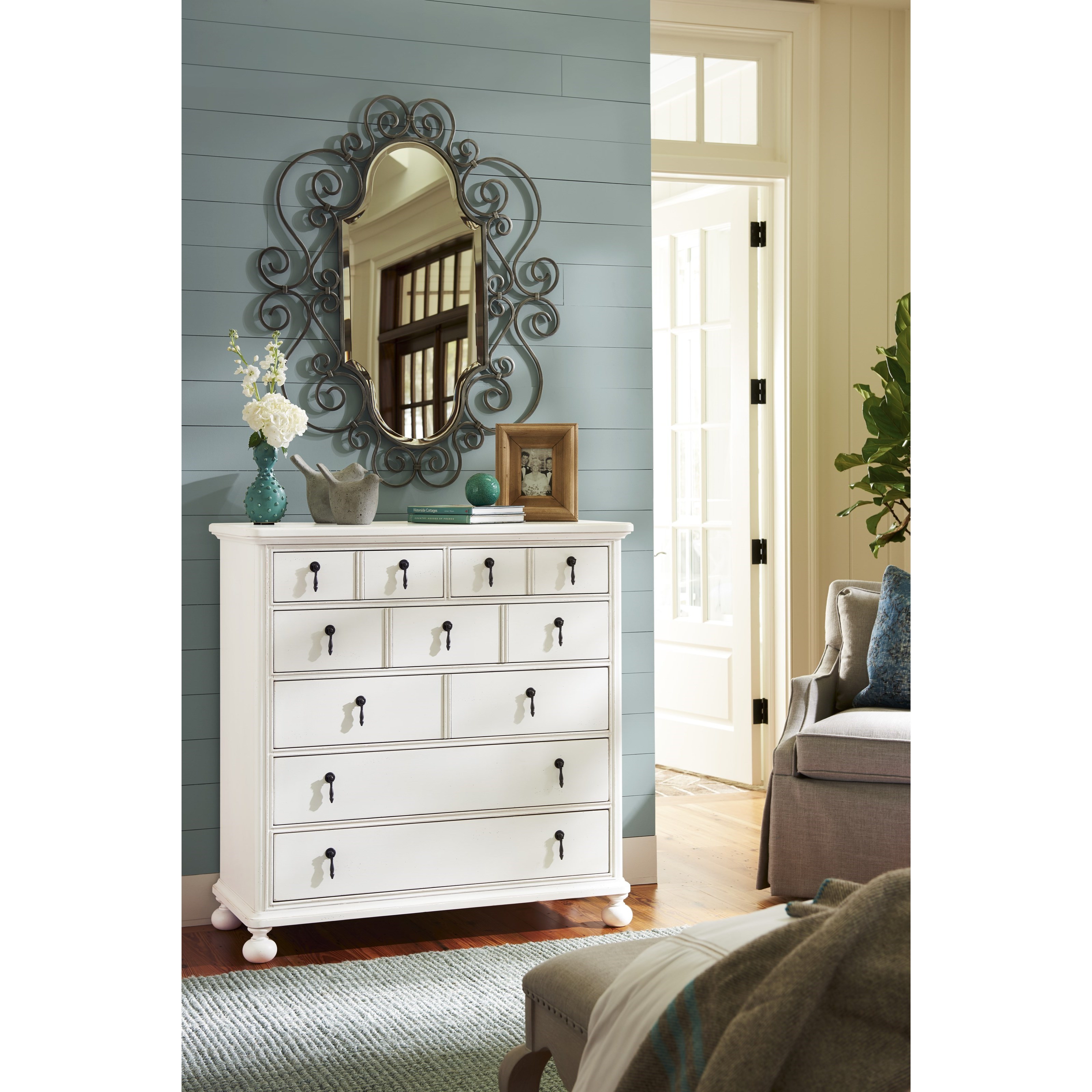 Cottage Firefly Mirror with Metal Frame Sprintz Furniture Wall Mirrors
