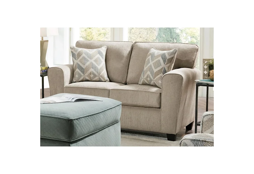 3100 Loveseat with Casual Style by Peak Living at Prime Brothers Furniture