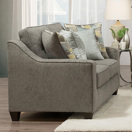 Loveseat with Track Arms