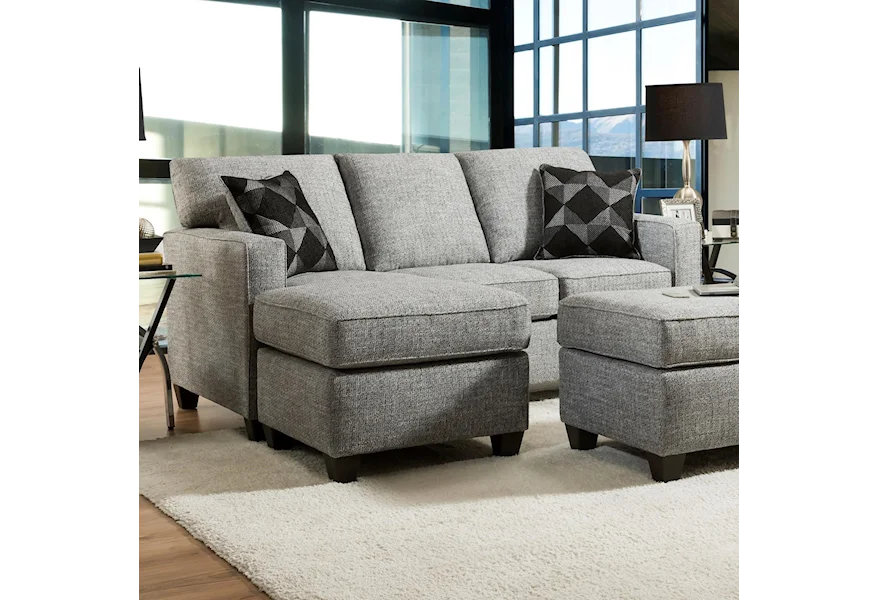 3660 Chaise Sofa by Peak Living at VanDrie Home Furnishings