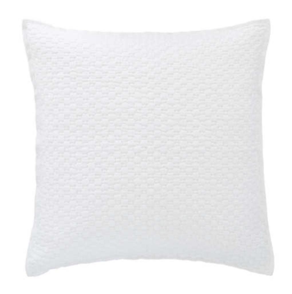 Pine Cone Hill Lodi BELPINLODIWS Lodi White Matelasse Euro Sham