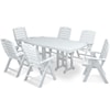 POLYWOOD Nautical Outdoor Dining Table