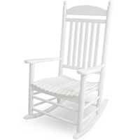 Jefferson Rocker with Slat Design