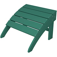 Adirondack Ottoman with Slat Design