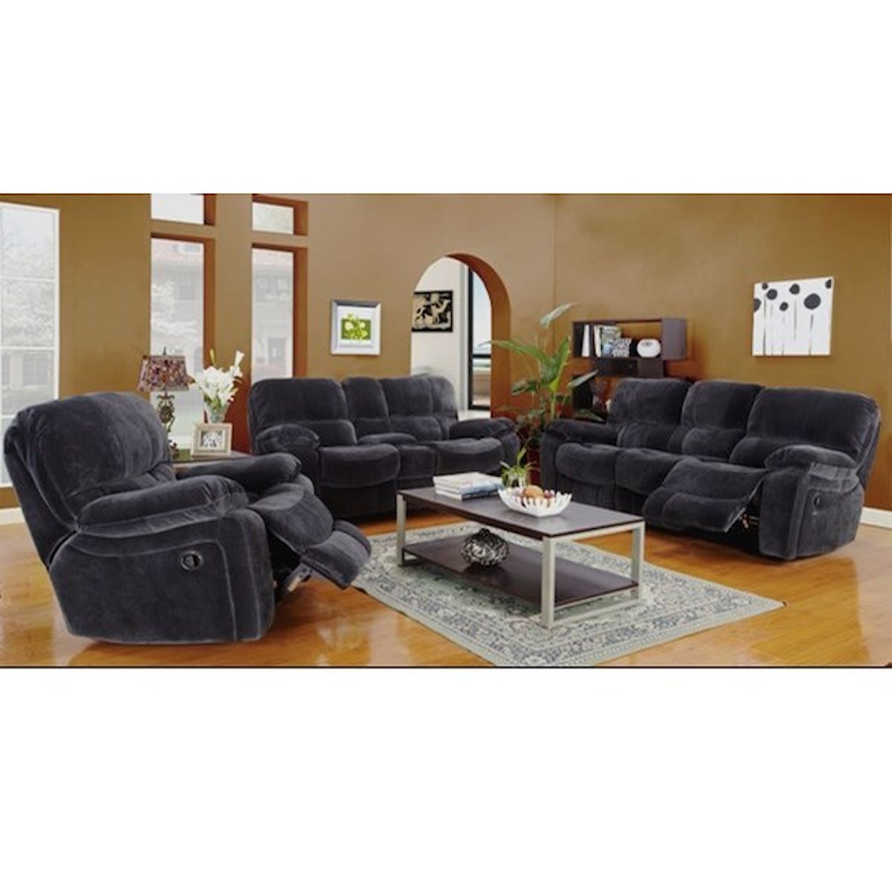 Porter Designs Ramsey Dual Reclining Sofa