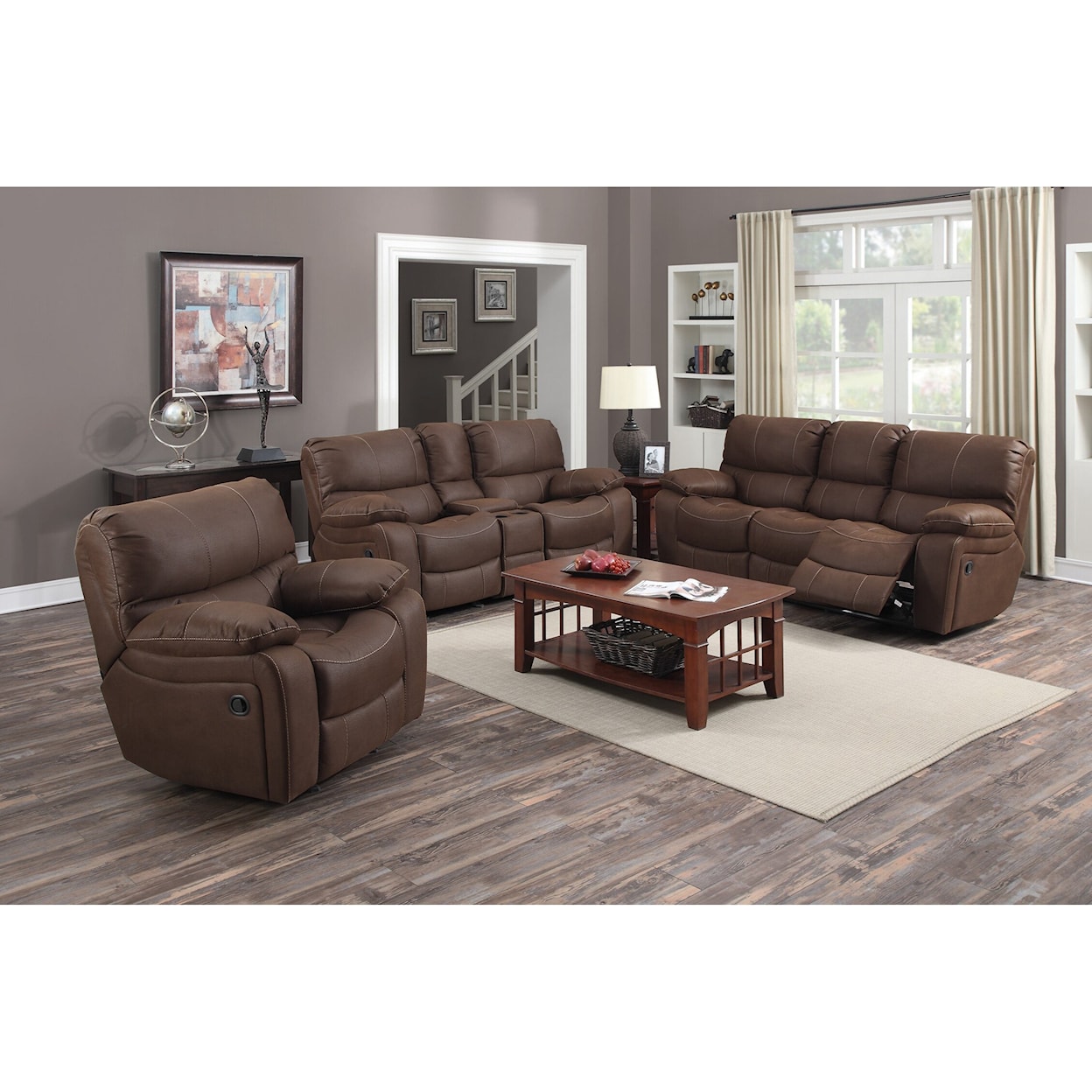 Porter Designs Ramsey Dual Reclining Sofa