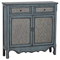 Antique Blue & White Console