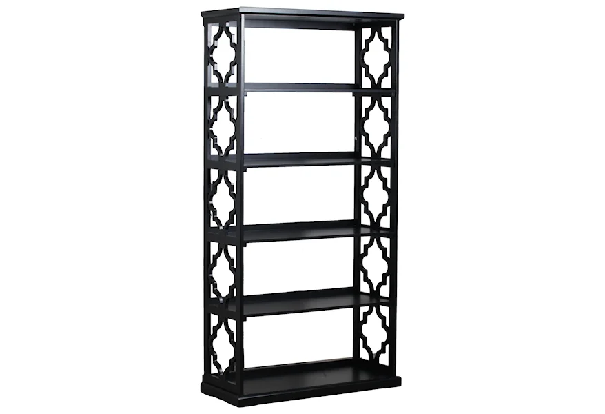 Accent Furniture Turner Bookcase Black by Powell at Lynn's Furniture & Mattress