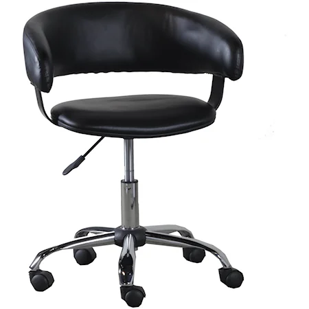 Black Gas Lift Desk Chair
