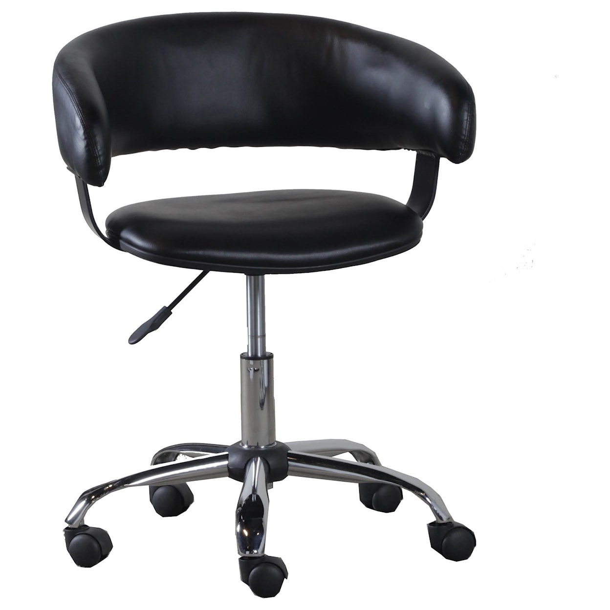 Powell Accent Furniture Black Gas Lift Desk Chair