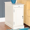 Powell Accent Furniture Butler White Accent Table