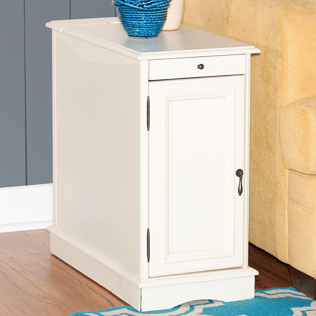 Powell Accent Furniture Butler White Accent Table