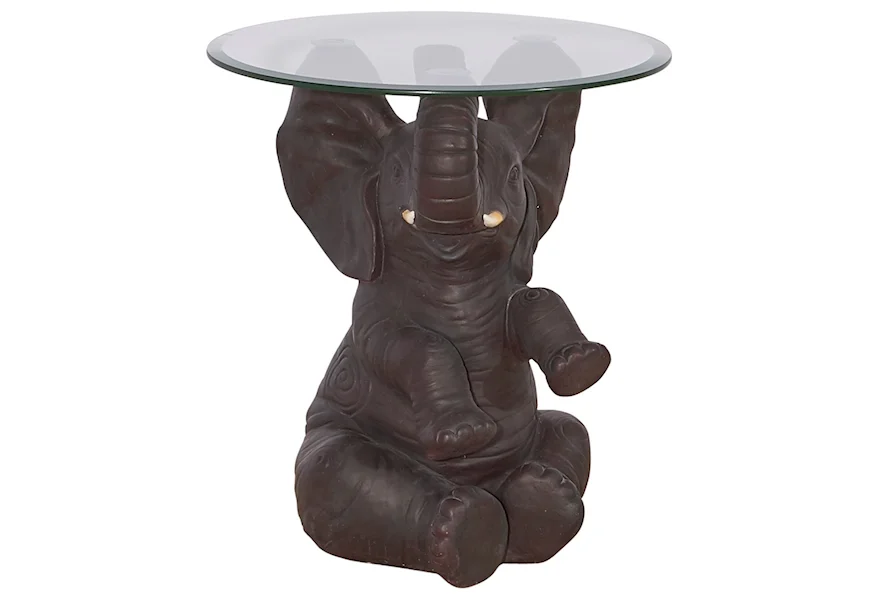 Accent Furniture Ernie Elephant Side Table by Powell at Furniture and More
