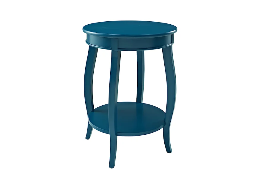 Accent Tables Round Table w/ Shelf by Powell at Wayside Furniture & Mattress
