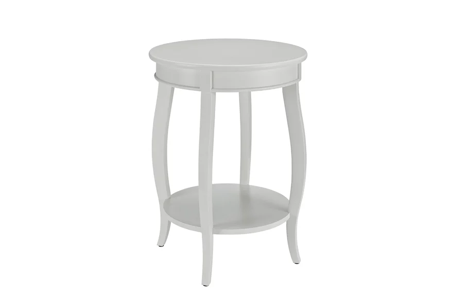 Accent Tables Round Table w/ Shelf by Powell at Nassau Furniture and Mattress