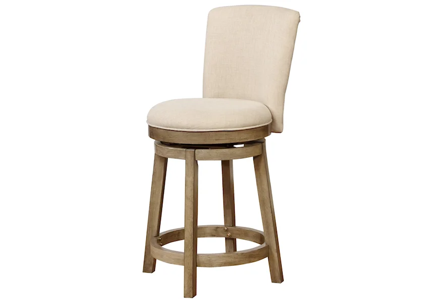 Bar Stools P Davis Upholstered Counterstool by Powell at Westrich Furniture & Appliances