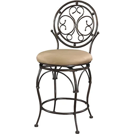 Circle Back Counter Stool