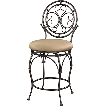 Circle Back Counter Stool