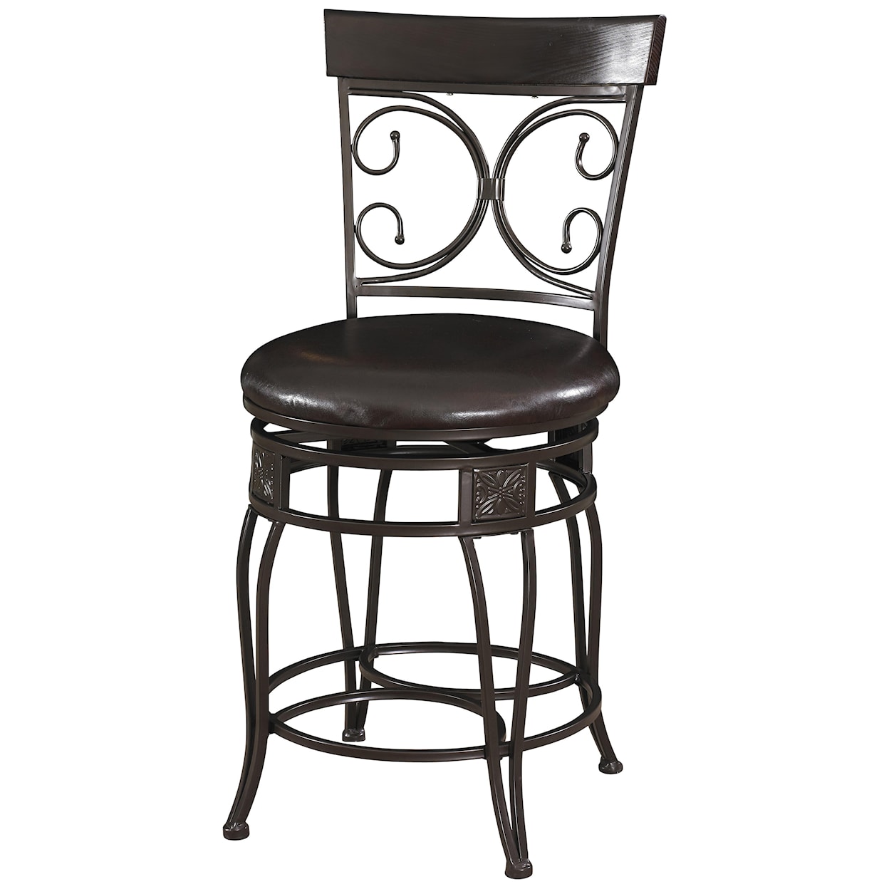 Powell Big and Tall Back to Back Counter Stool