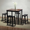 Powell Black Bar Stool