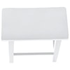 Powell Color Story White Saddle Bar Stool