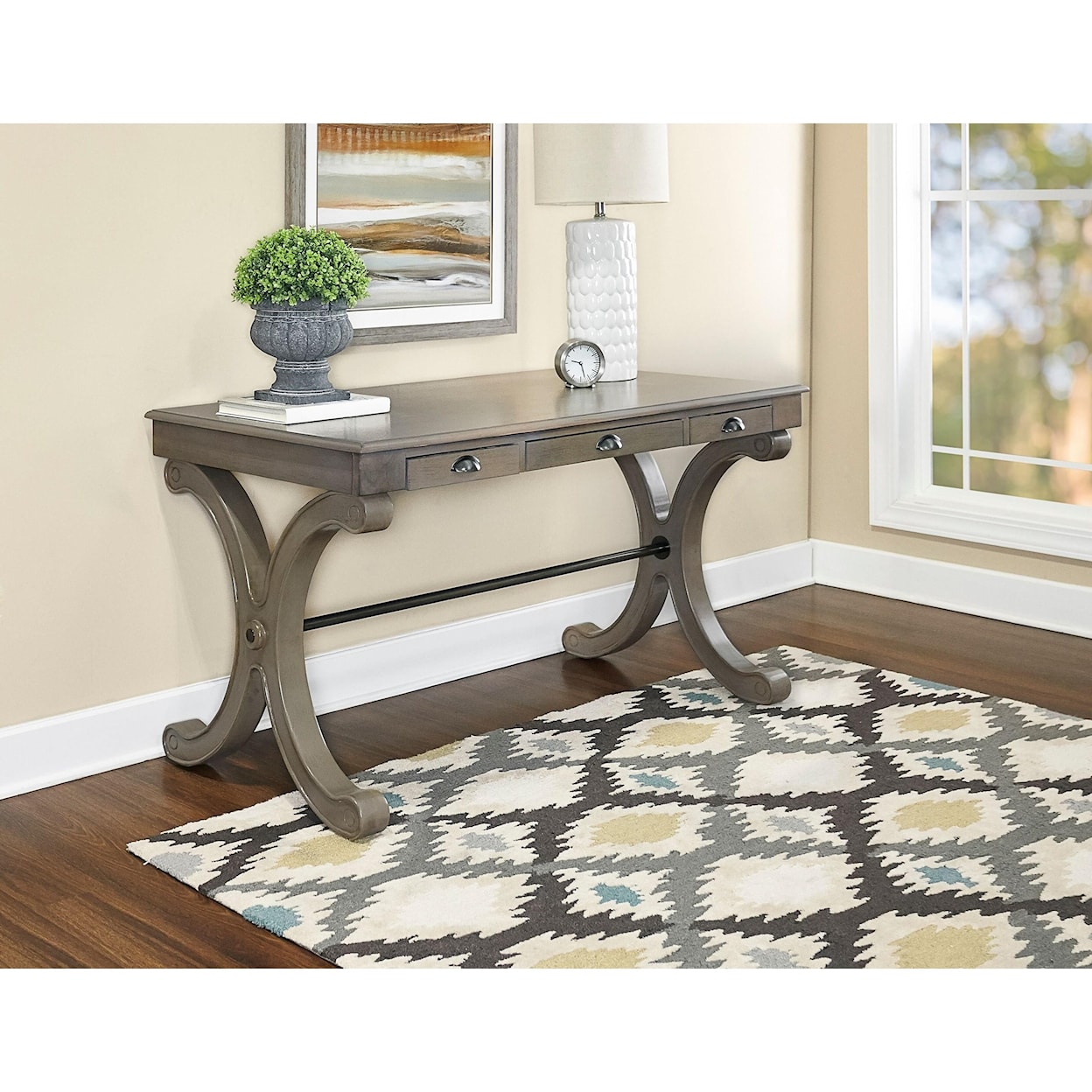 Powell Fieldstone Table Desk